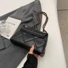 Raute Kettenhandtasche Damen neue Retro vielseitige Schulter Messenger Bag High-End Doppelleder kleine quadratische Tasche
