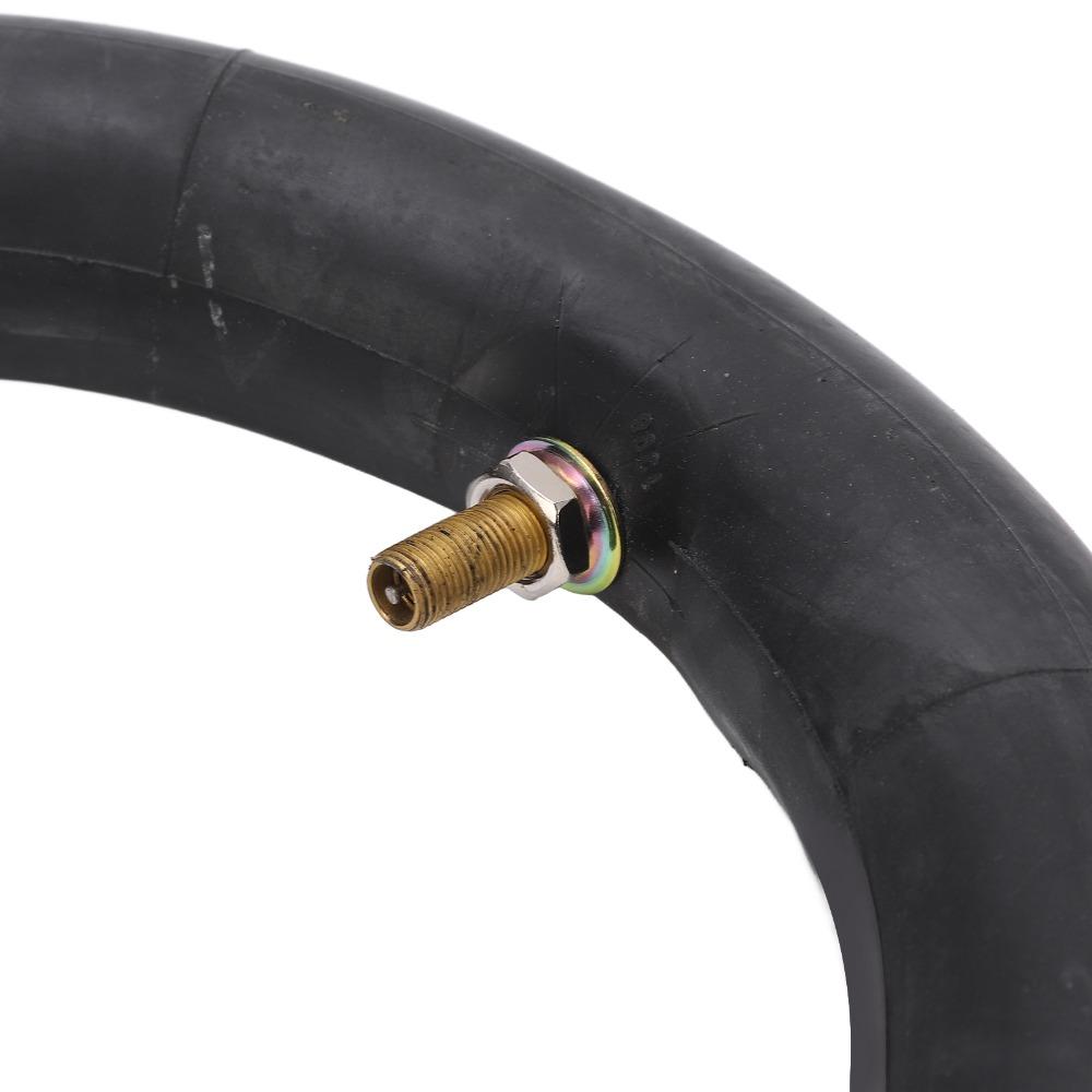 2 Pcs 10×2 Inner Tubes Rubber Black Scooter Inner Tube Straight Valve Tyre Inner Tube for Xiaomi M365, M365 Pro, 1S