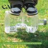 Langlebiger Wasserbehälter Kunststoffkrug mit Griff und auslaufsicherem Deckel, Wiederverwendbarer Schraubdeckelbehälter Tragbare Flasche, Transparent für Zuhause