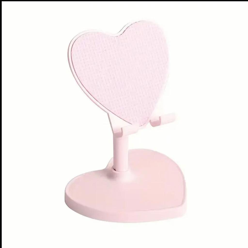 ‑style Heart‑shaped Phone Holder Desktop Tablet Viewing Gadget Live‑streaming Adjustable Height‑lifting Supporting Bracket