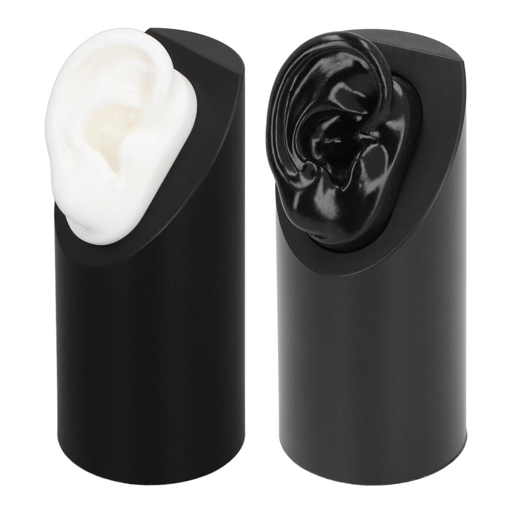 Soft Silicone Flexible Model Body Part Displays Human Right Ear Model Simulation for Ear Jewelry Dis