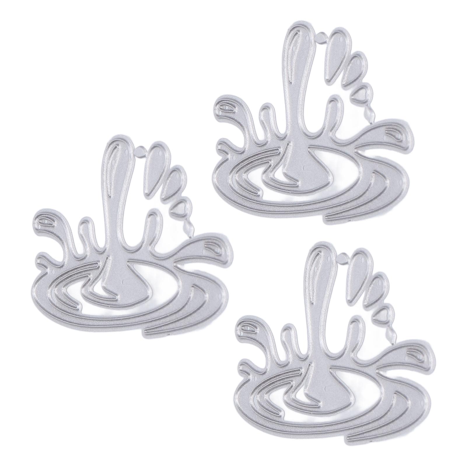 

3 шт. высечки для скрапбукинга высечки капли воды углеродистая сталь высокая прочность тонкий широкое применение