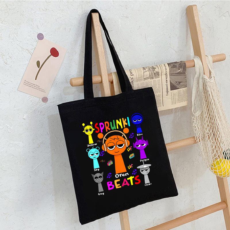 Game music box peripheral portable canvas bag to work out bento messenger bag shoulder bag large capacity