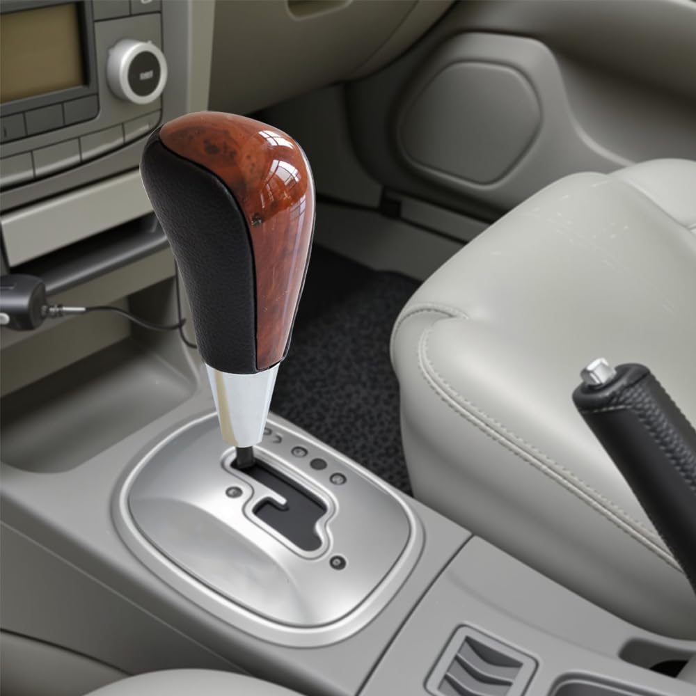 Wood Gear Shift Knob Car Automatic Wood Stick Shift Knob Compatible with Toyota 4Runner Camry RAV4 Solara Land Cruiser Avalon Venza Sienna Matrix