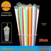 OEING Individually Wrapped Disposable Beverage Straws