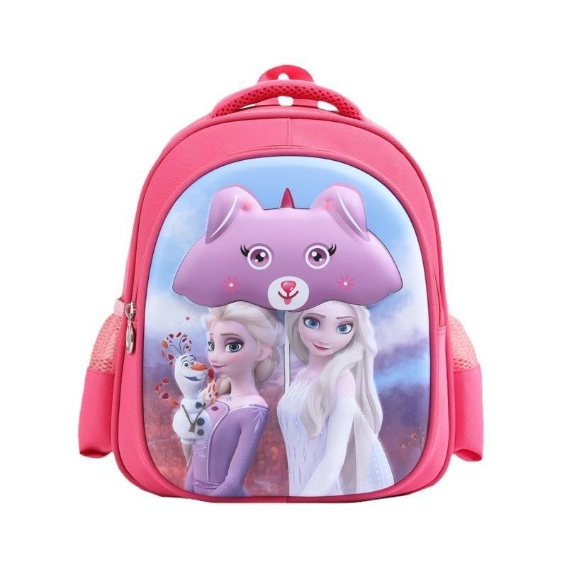 Trendy Cartoon Hard Shell Backpack For Kids Durable Nylon Material Cute Design