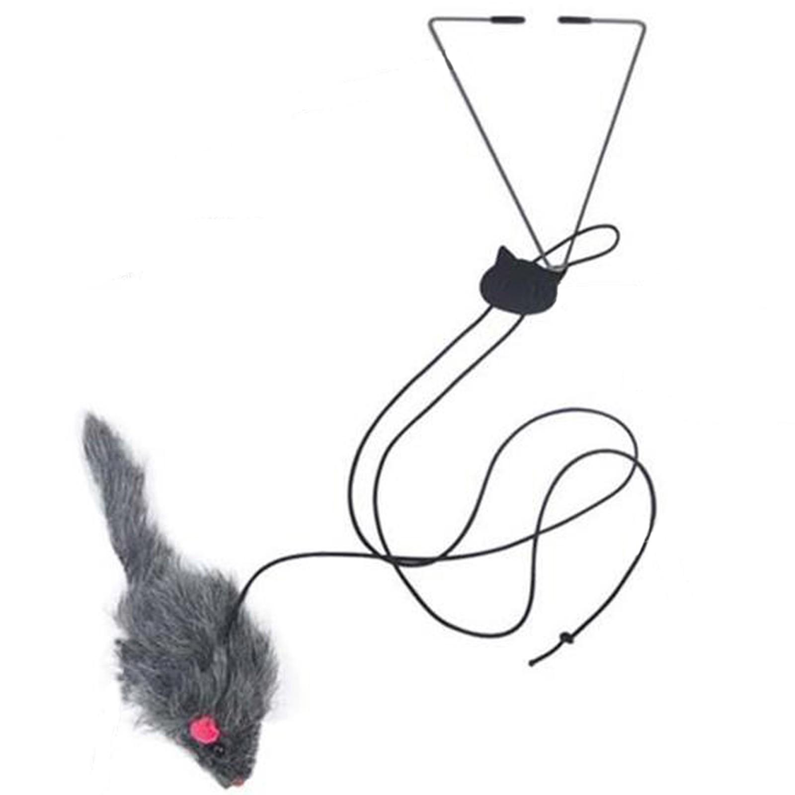 Scratch Rope Mouse Hanging Retractable Toy Hanging Door Retractable Scratch Rope Mouse Pet Toy
