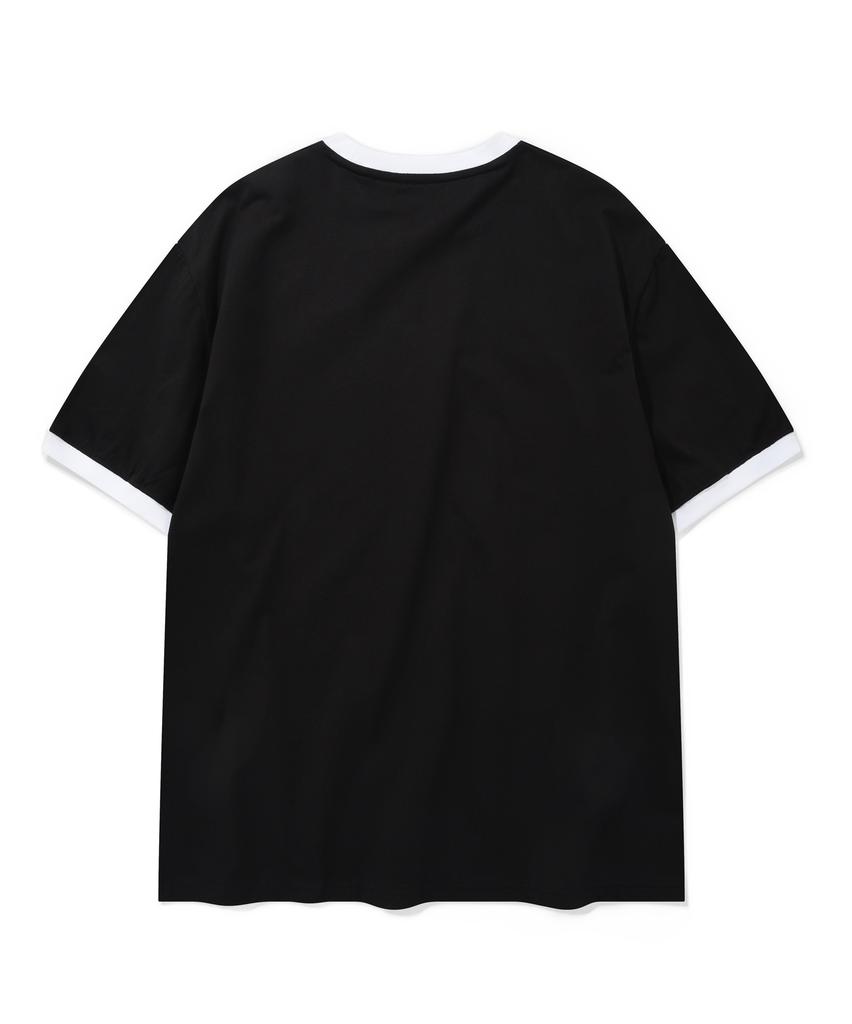 Kaneitei Armee Francaise Ringer Short Sleeve (Black)