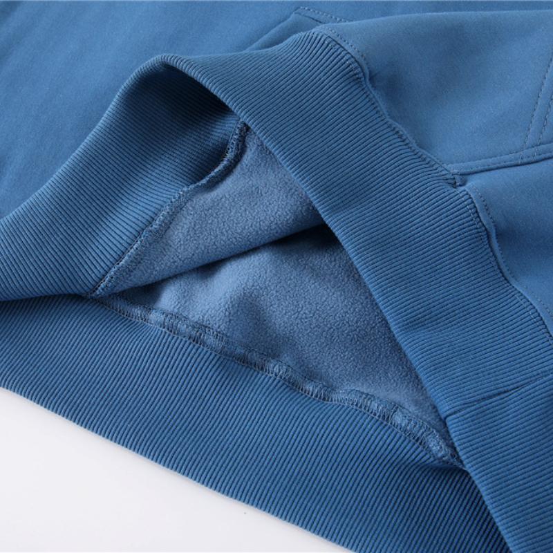 Autumn/Winter Pearl Series Fleece Hooded Dropped Shoulder Sweater, Casual Long Sleeved Couple Clothes,Trendy Brand  Unisex