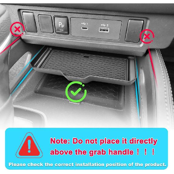 Center Console Organizer Fit For Nissan Frontier - 2024 2025 2026 Frontier S/SV/Pro-X/Pro-4X And 2024 2025 Frontier SL Pickup Truck Center Console
