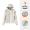 Camel Women's Fleece Lined Hooded Jacket