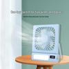 Portable USB Mini Fan with Digital Display - Foldable, Silent Desktop Fan for Students