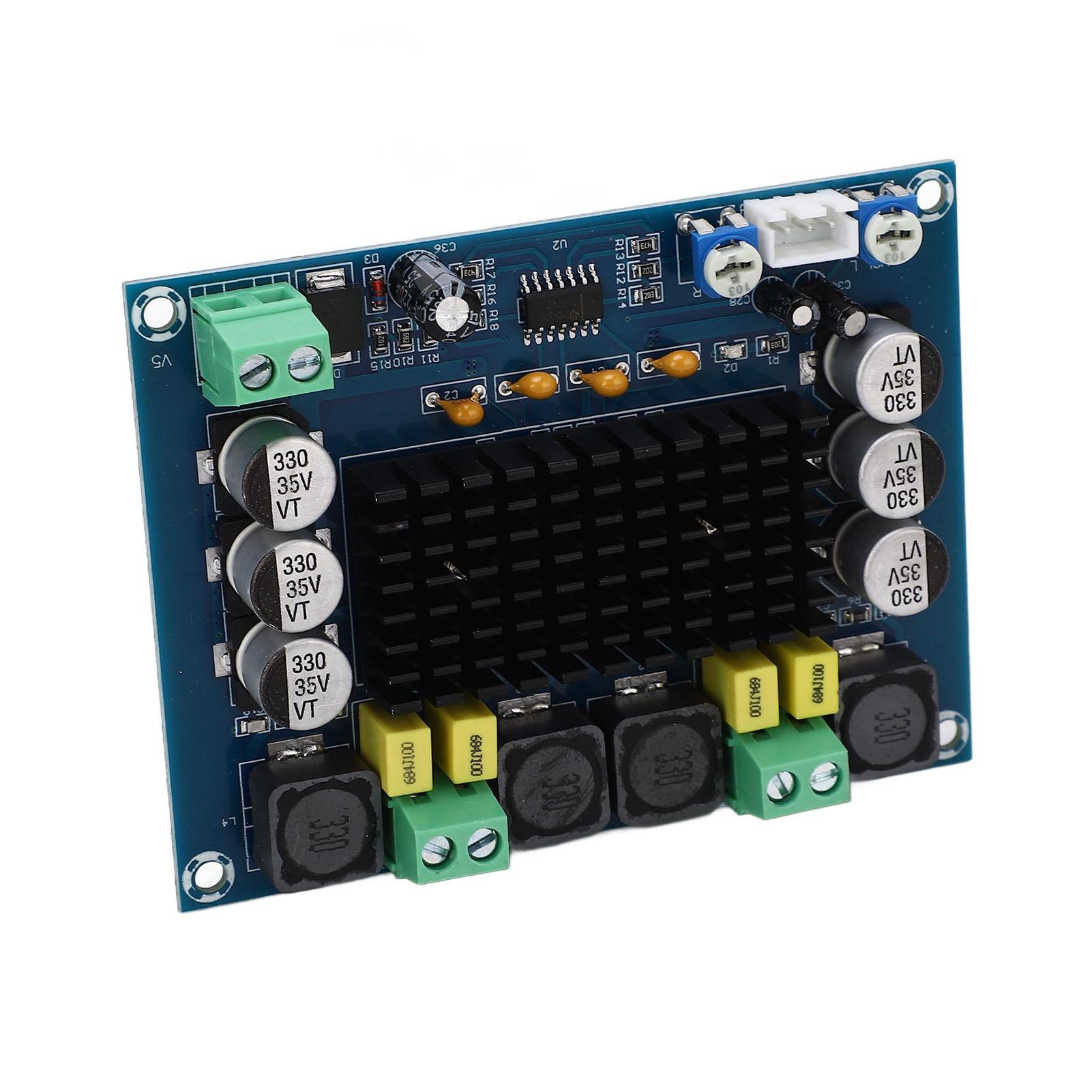 

Цифрова плата підсилювача потужності Двоканальний модуль підсилення звуку з кабелем 2x120W XHM543