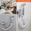 Line Style Flexible Spring Shower Hose Bath Sprayer Connect Pipe Water Plumbing Toilet Bidet