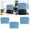 Chair Back Cover for Computer Chairs, Office Backrest Cover, Elastic, Decorative, Soft,