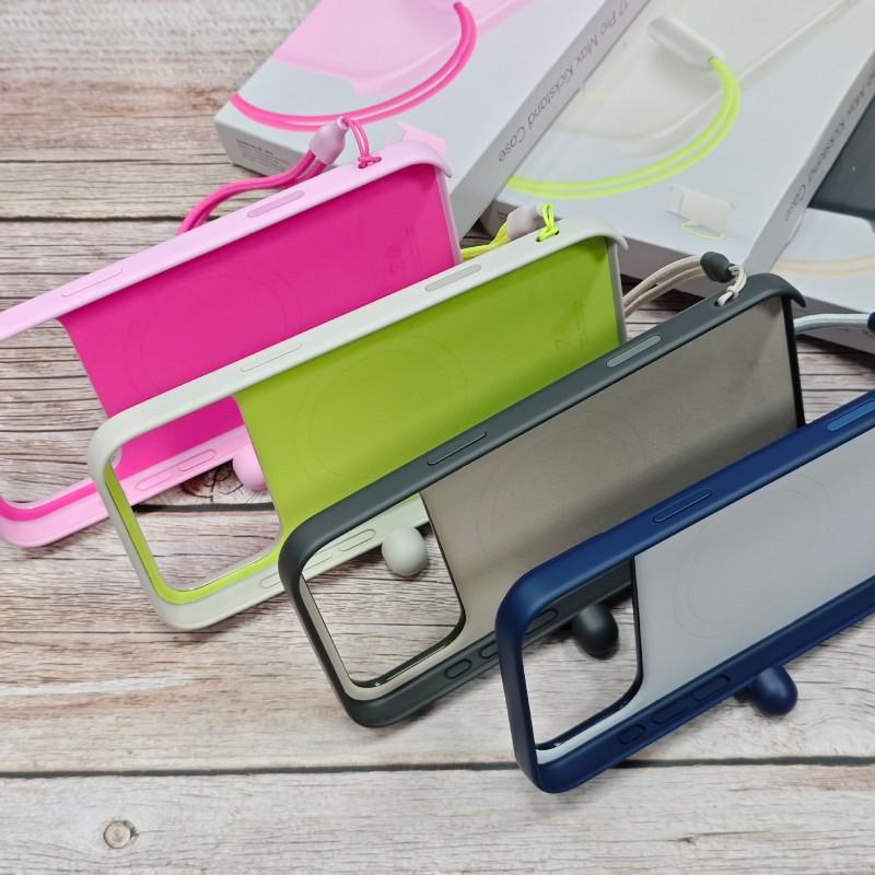 Magnetic Phone Case IPhone 17 Pro Max 18 With Kickstand Lanyard Button PC Full Cover Shockproof