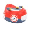 Children Multifunctional Toilets Cute Car Shape Portable Durable PU Cushion Baby Potty for Home Red