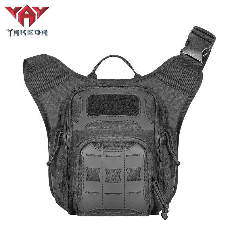 YAKEDA Vylepšená taktická brašna na fotoaparát a ledvinka - Maskovací taška přes rameno