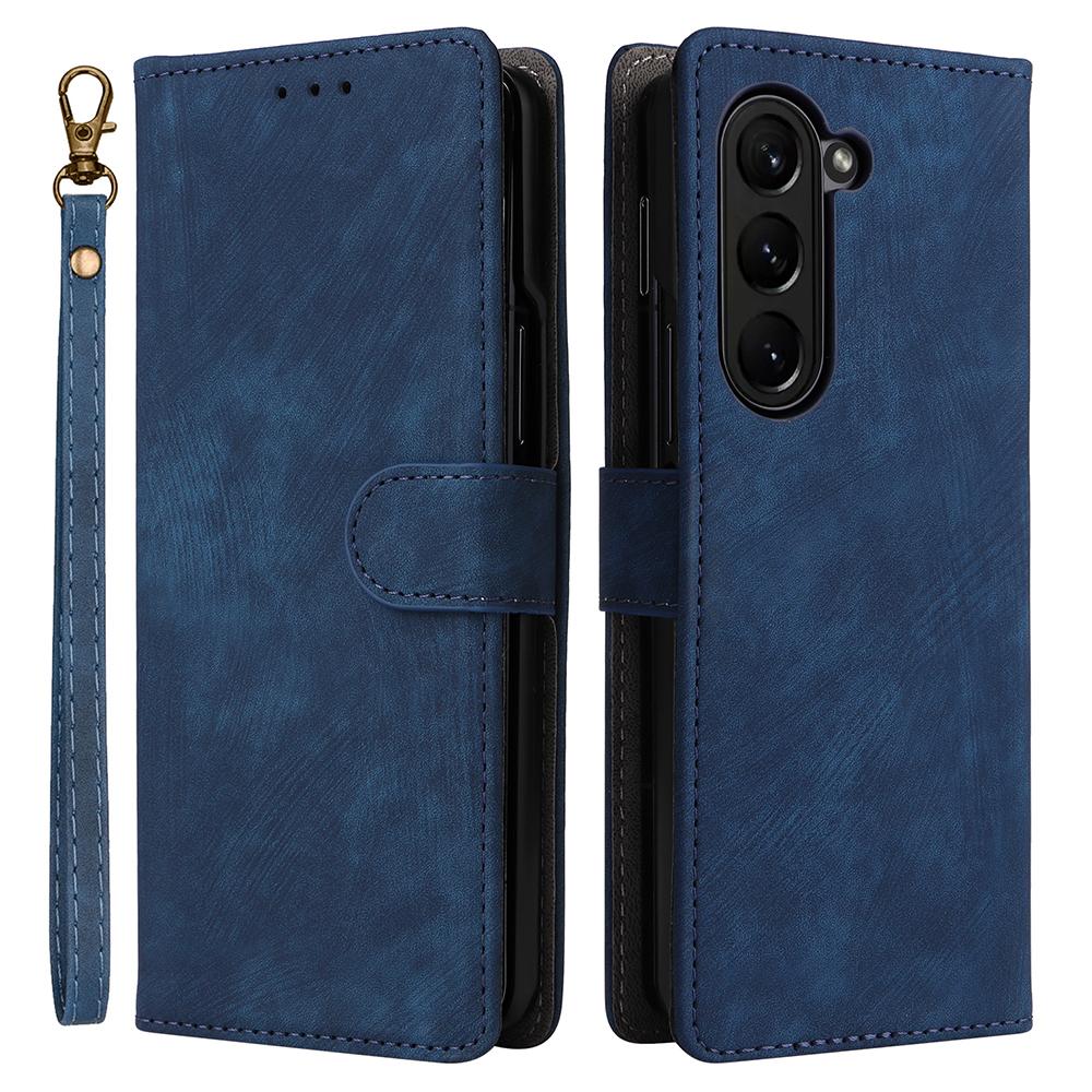 For Samsung Galaxy Z Fold6 5G Case RFID Blocking Leather Phone Cover Viewing Stand