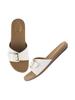 Shoetopia Slip-On White Flats For Women /Eu40