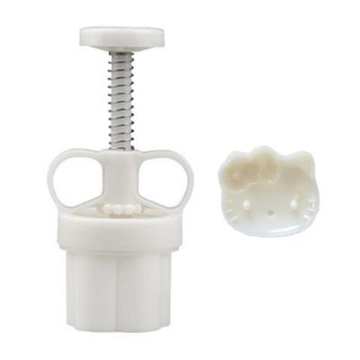 20g Cute Cat Shaped Pastry Moulds Mooncake Molds Mooncake Mould Hand Pressure Tools Plastic Material Baking Accessories