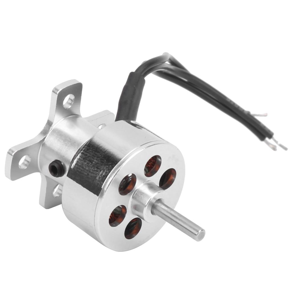 1811 Metal Brushless Motor Accessory for Fixedwing Aircraft Quadrotor Model Silver(3000KV )
