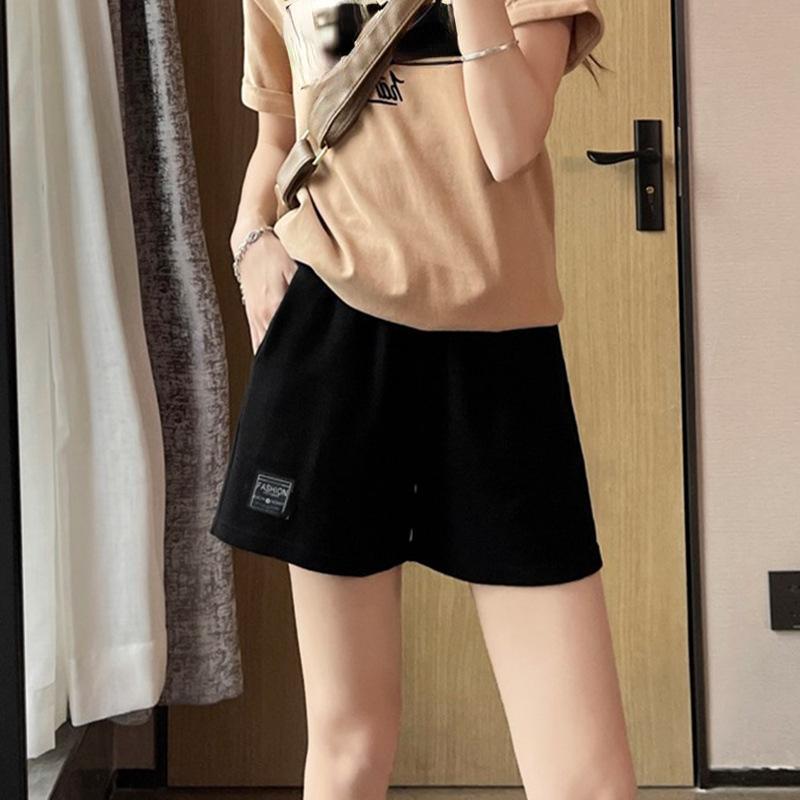 Moda Femei Pantaloni Sport Ocazional Talie Înaltă Femei Pantaloni scurti drăguți Eleganti Toate se potrivesc Pantaloni cu picioare late Nou