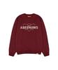Eobiheomjeu Signature Logo Sweatshirt Abh357-110 Burgundy