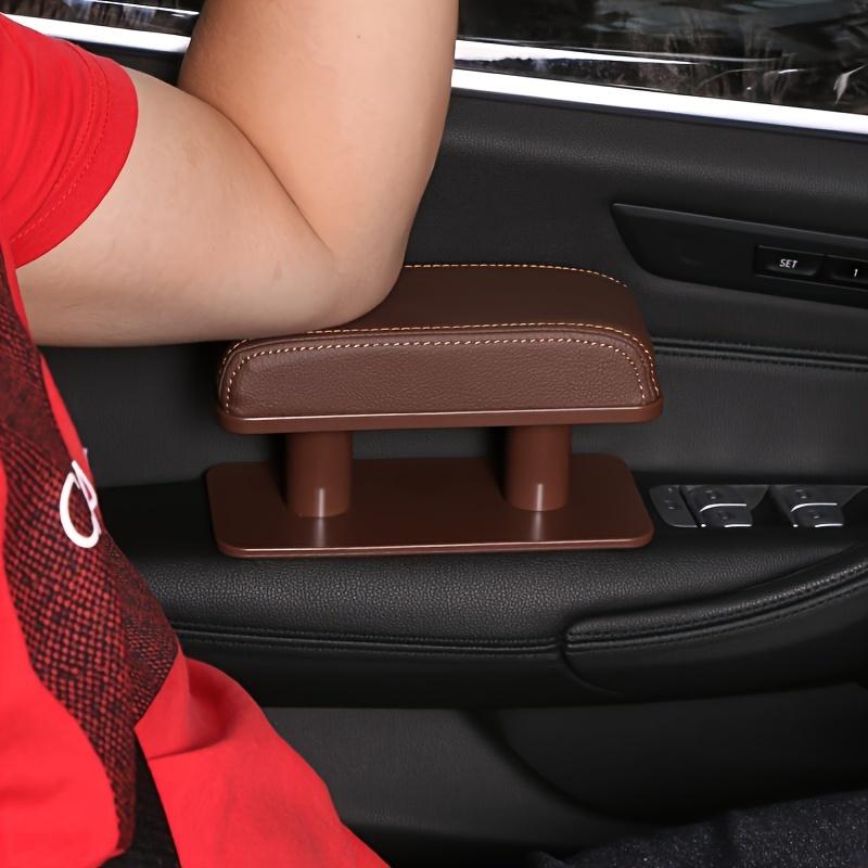Car Armrest Pad,1PC Door PU Leather Car Elbow Rest, Armrest Left Elbow Adjustable Height Pad, Car Interior Accessories Central Armrest Box