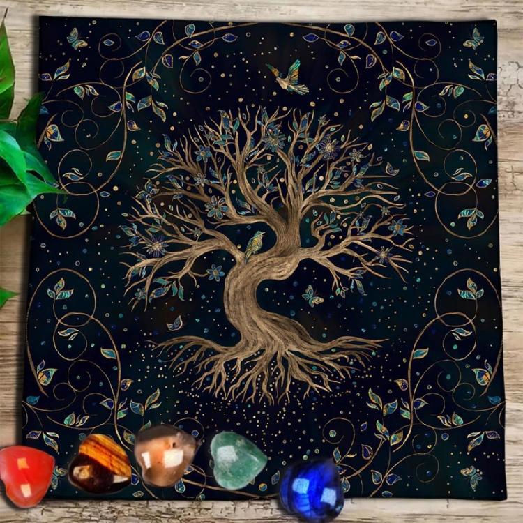 Telo per Tavolo Altaro Tarocchi Astrologici Tappetini per Giochi da Tavolo Tavola Altaro per Divinazioni