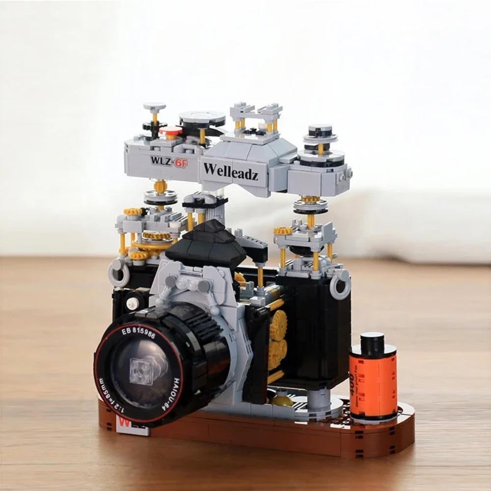 Klassisches Retro-Radio Mini-Bausteine Cooles 3D-montiertes Kameramodell Kunststoff-Bausteinspielzeug Für Kinder Weihnachts-Sammlung Geschenk