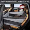 Car pet pad, rear single seat car pad, bottom with hard belt net dog blue child waterproof and anti-dirty dog pad