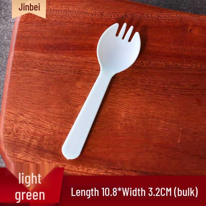 ZISIZ Individually Wrapped Disposable Plastic Dessert Cutlery