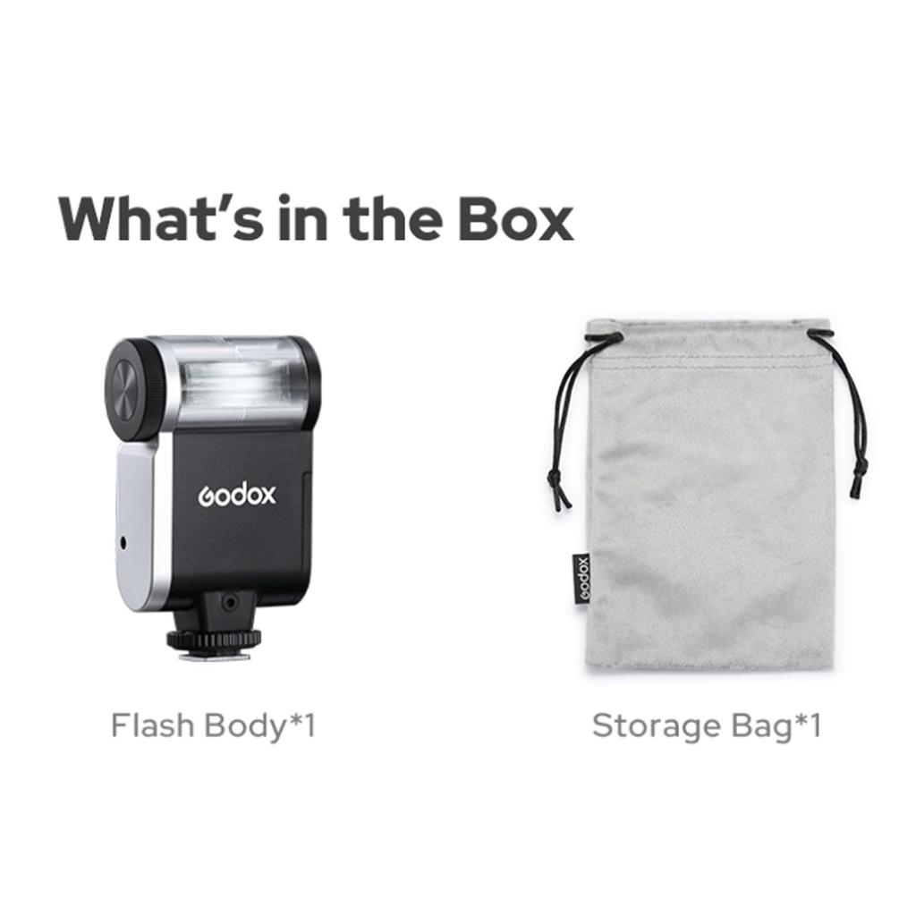 Godox iA32 Mini Flash Speedlight, Canon, Sony, Fuji, Nikon, Panasonic Olympus Pentax, GN15, Recycle Time 2.5 seconds, Flash Time Approx. 490 times,