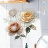Watercolor Flower Stickers Toilet Sticker Bright Wall For Home Vinyl Car Decal Toilet Decoration