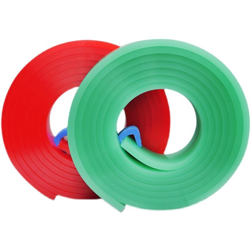 25mm*5mm Flat Silkscreen Squeegee Rubber 60A 65A 75A 80A DIY Silk Screen Printing Ink Scratch Board Tools Squeegee Rubber Blade