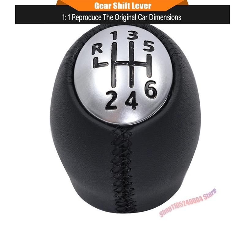 For Renault Laguna Scenic Megane III Master Trafic 6 Speed Car Gear Shift Knob Level Stick Shifter Handle Auto Accessories