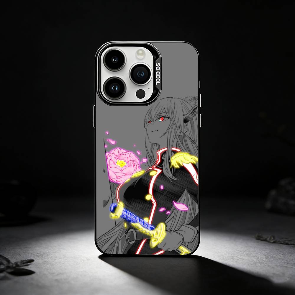 Chained Soldier Phone Case For iPhone 17,16,15,14,13,12,11 Plus,Pro Max,XS,Colored silver phone case