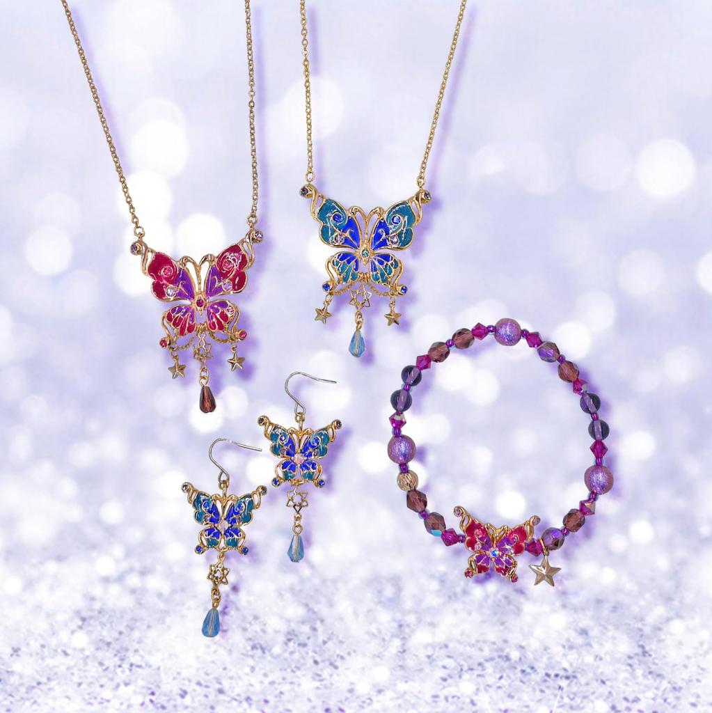 Butterfly Motif Earrings SAMA1518 XP [Anna Sui]