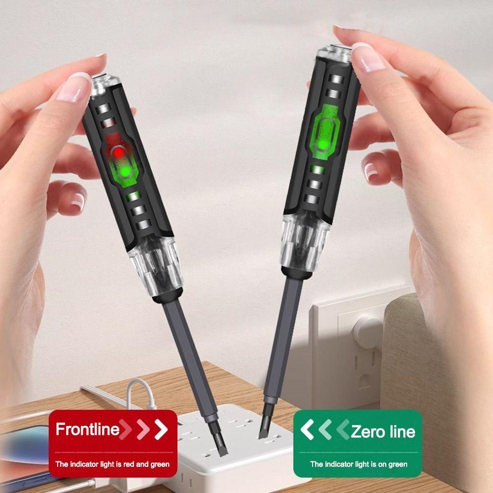 High Brightness Electricity Tester Pen Multifunctional Electricity Tester Screwdriver