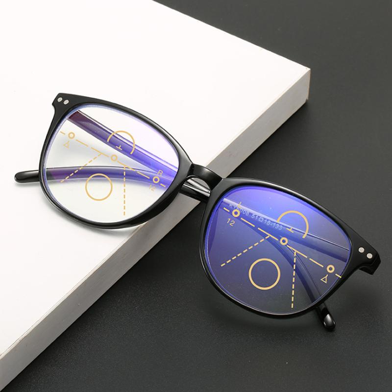 Progressive Multifocal Reading Glasses Women&Men Near and Far Presbyopic Spectacles Hyperopia +1.0 +1.5 +2.0 +2.5 +4.0