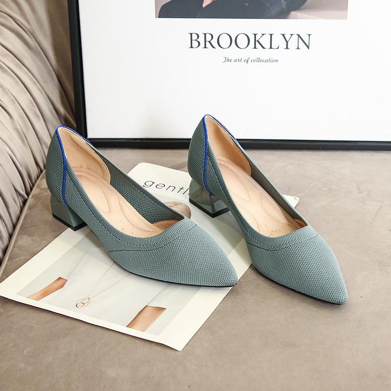 

Туфли на высоком каблуке с леопардовым принтом, летящие, плетеные, заостренные, толстый каблук, легкий, средний, плетеные, высокие каблуки, женские 40