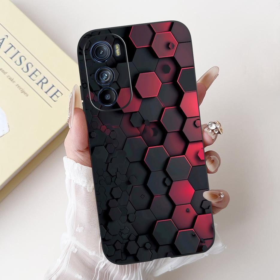 For Motorola Edge 30 5G Case XT2203-1 Luxury Candy Painted Cover Shockproof Phone Case For Motorola Edge 30 Pro Edge30 4G Bumper