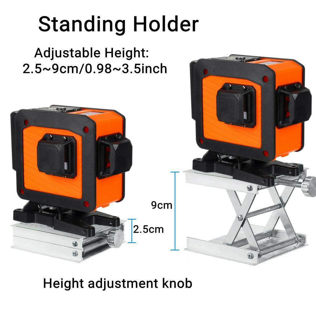 12 Lines Laser Level 3D Self-Leveling Wireless Remote 360° Horizontal Vertical Cross Lines With 4000mAh Battery Wall Bracket Nivel Laser