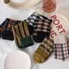 Swing Check Point Pattern Mid-Calf Women's Long Socks