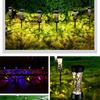 Solar Pathway Lights Outdoor Color Change Solar Lamp Waterproof Yard Patio Lawn Walkway Landscape Decor Solar Garden Lights