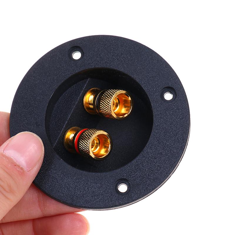 Speaker Terminal Cup Round Spring Cup Subwoofer Plug Car Stereo Connector Box