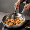 Titanium Zinc Zinc Alloy Hammered Texture Frying Pan Fast Heating Steak Skillet Non-stick Pot  Fried Eggs