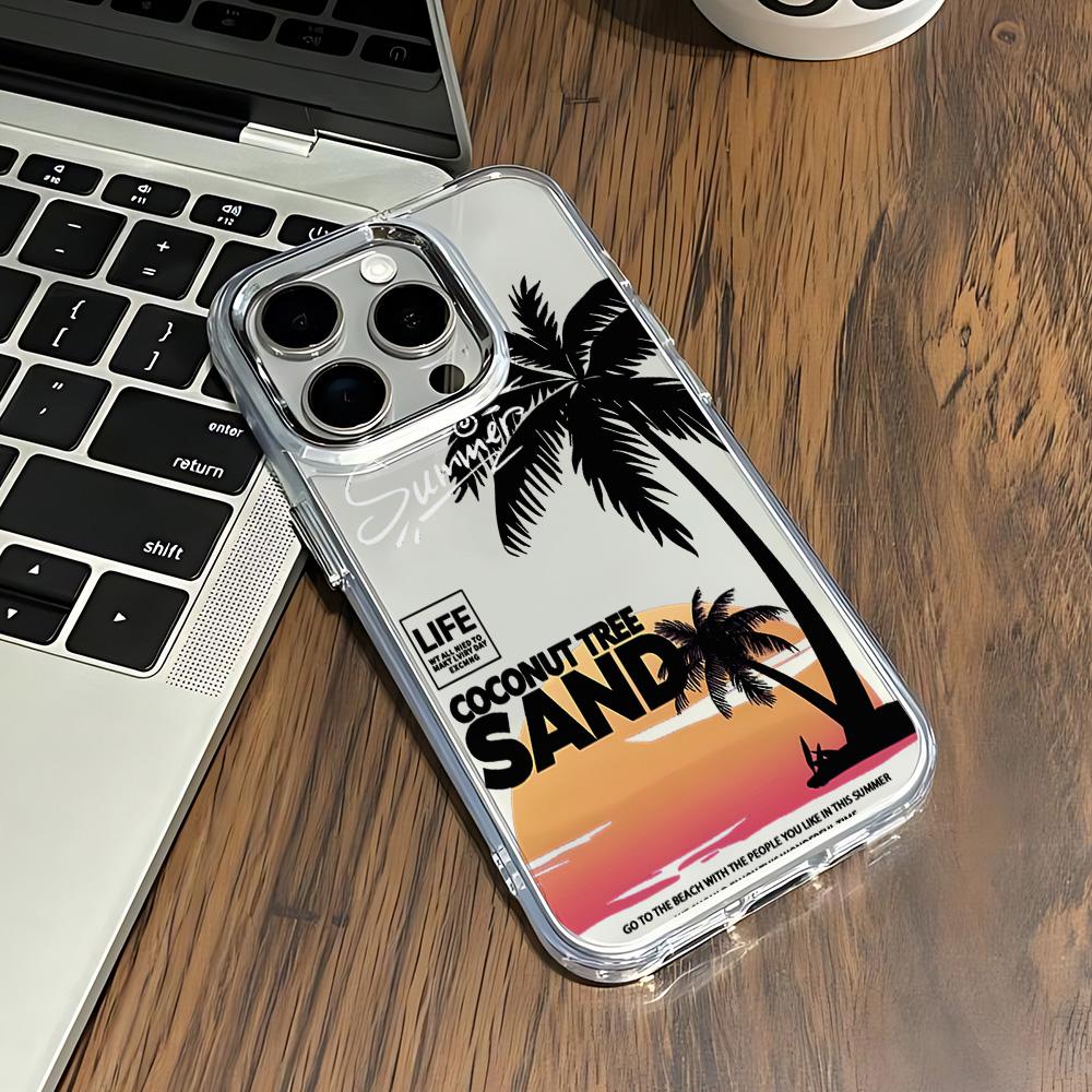 

Summer beach tourist scenery Phone Case For iPhone 17 16e 16 15 14 13 12 11 mini Pro Max X XR XSMAX 8 7 Air Plus Soft Cover iPhone XSMax