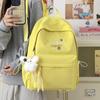 Schoolbag High Value Cute Backpack Female Student Schoolbag Large Capacity Lightweight Simple Ins Wind Leisure Travel Backpack
